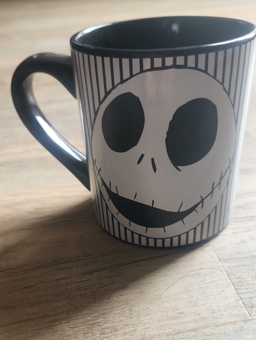 Disney The Nightmare Before Christmas Black Ceramic Mug (Bottom Logo)